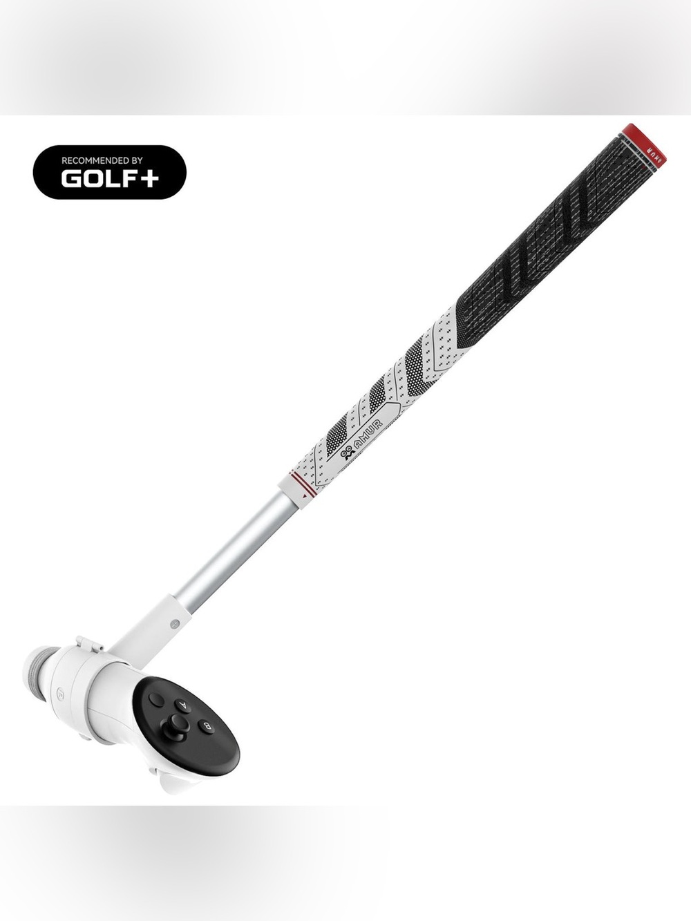 AMVR VR Golf Club Handle Attachment for Meta Quest Controller White/Gray